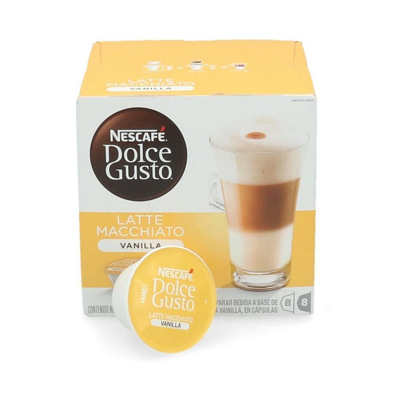 CAPSULA DOLCE GUSTO LATTE MACCHIATO VAINILLA 16 UN (6852106748112)