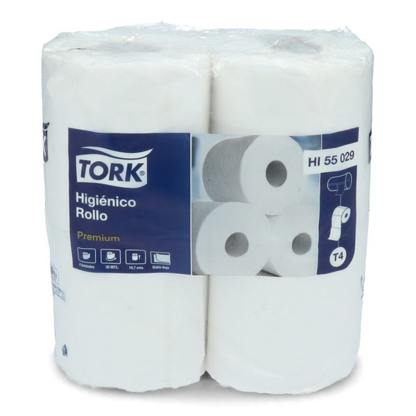 PAPEL HIGIENICO DOBLE HOJA 30 MT 4 ROLLOS PREMIUM (6852094230736)