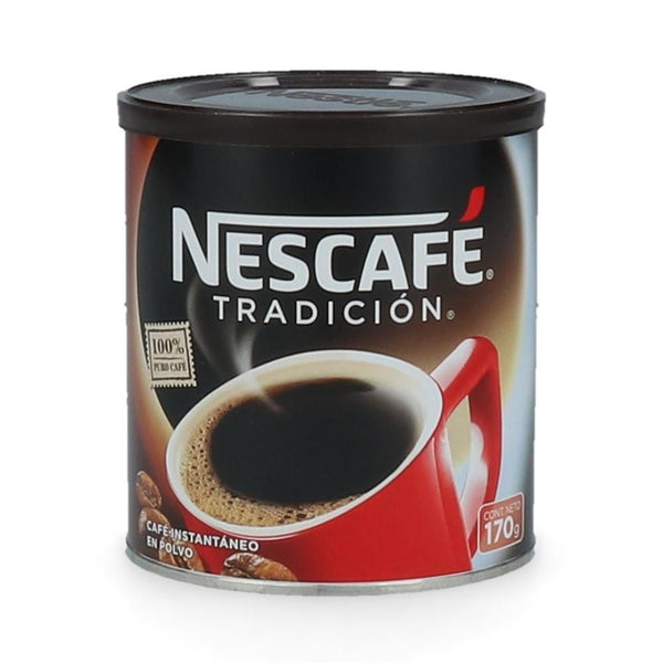 Café Instantáneo Tradición Tarro En Polvo 170 Gramos Nescafe