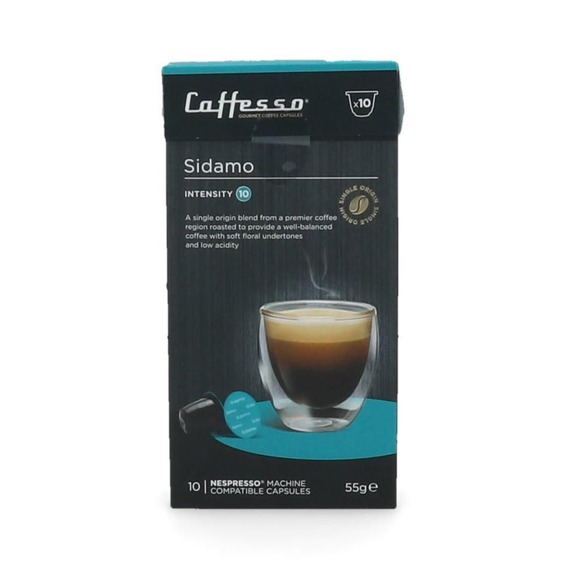 CAPSULA TIPO NESPRESSO SIDAMO ( INTENSIDAD 10) 10 UN (6852123623632)