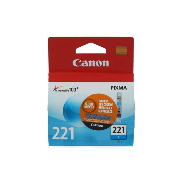 CARTUCHO TINTA CLI-221 CYAN IP-4700/3600 210 PG (6852047798480)