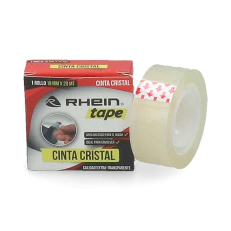 CINTA ADHESIVA TRANSPARENTE 18 MM 20 MT CC1920 (6852122411216)