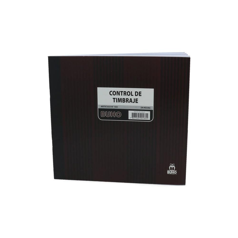 LIBRO CONTABLE CONTROL TIMBRAJE 165 24 HJ (6852043079888)