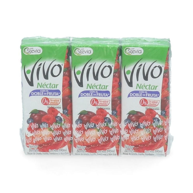 Jugo Nectar En Caja Tri Pack 190 Cc Berries