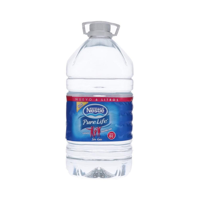 AGUA PURIFICADA PURE LIFE SIN GAS BIDON 6 LT (6852119920848)