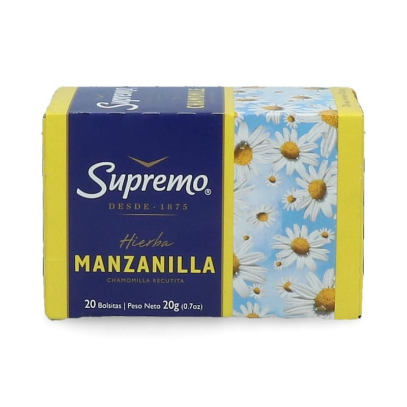 TE HIERBAS MANZANILLA 20 BOLSAS (6851972333776)