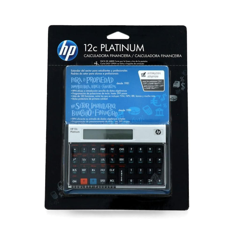 CALCULADORA FINANCIERA PLATINIUM 12C (CR2032) (6852063297744)