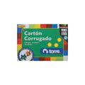 CARPETA CON PAPEL CARTON CORRUGADO 6 PLIEGOS 6 COLORES 25X35 CM (6852053893328)