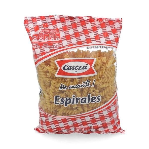 FIDEO ESPIRALES BOLSA 400 GR (6852073259216)