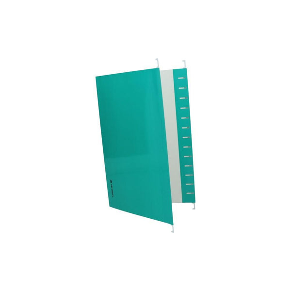 CARPETA COLGANTE FLEJE METAL PLASTICO VERDE SUPER CLASS (6851990159568)