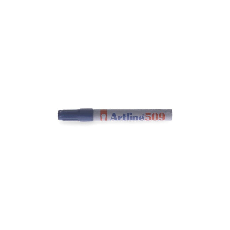 MARCADOR PIZARRA PUNTA BISELADA N 509 COLOR AZUL RECARGABLE (6851936846032)