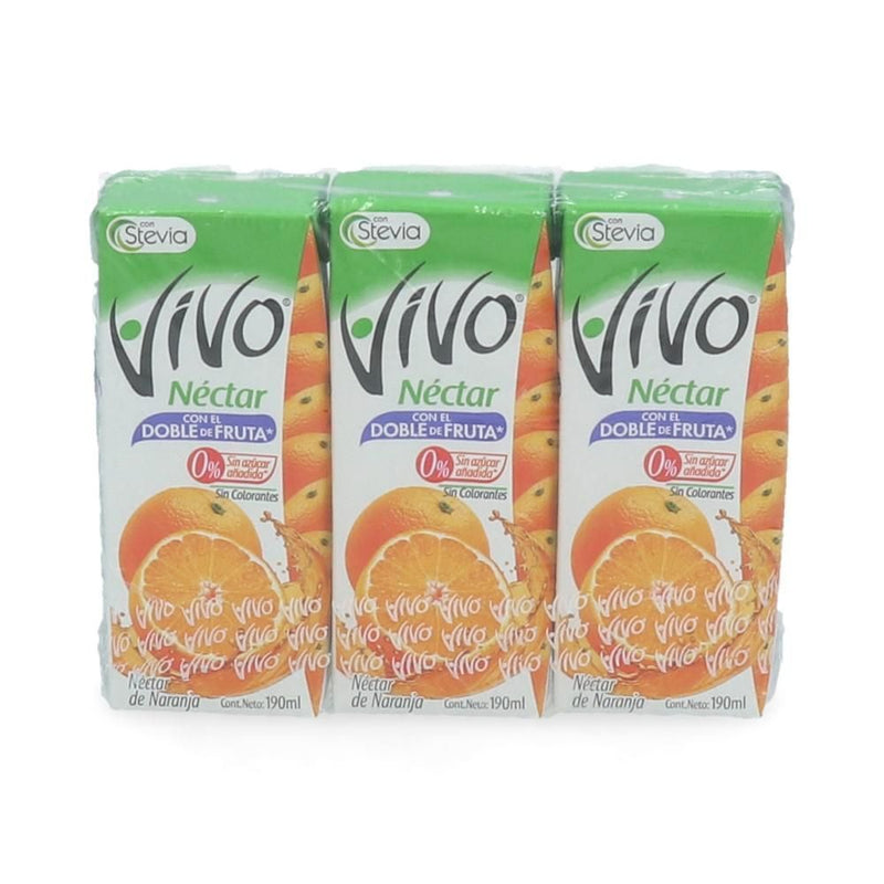 Jugo Nectar En Caja Tri Pack 190 Cc Naranja