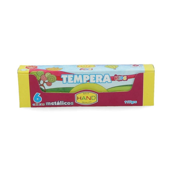 Tempera 6 Colores Metálica Kids