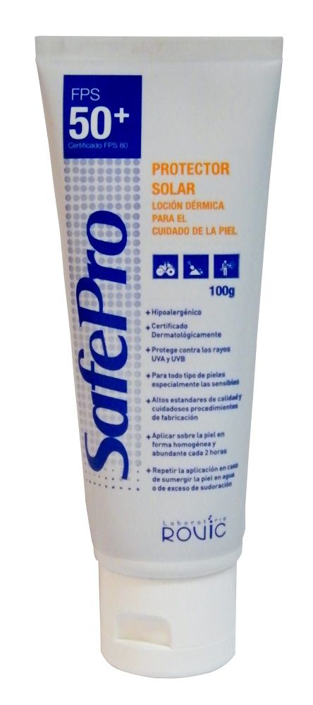 PROTECTOR SOLAR 100 GR FACTOR 50 CERTIFICADO FPS 80 POMO (6851963453648)