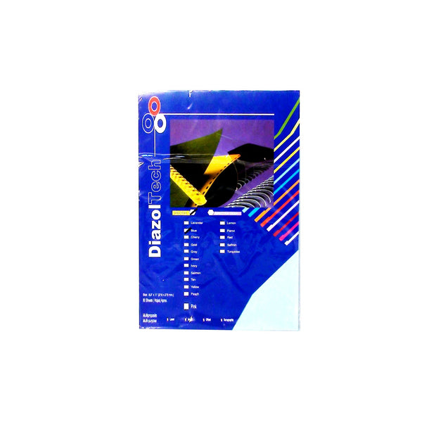 PAPEL FOTOCOPIA COLOR CELESTE CARTA 50 HJ (6851994878160)