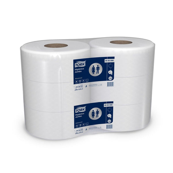 PAPEL HIGIENICO JUMBO HOJA SIMPLE 600 MT 6 ROLLOS ADVANCED (6851951952080)