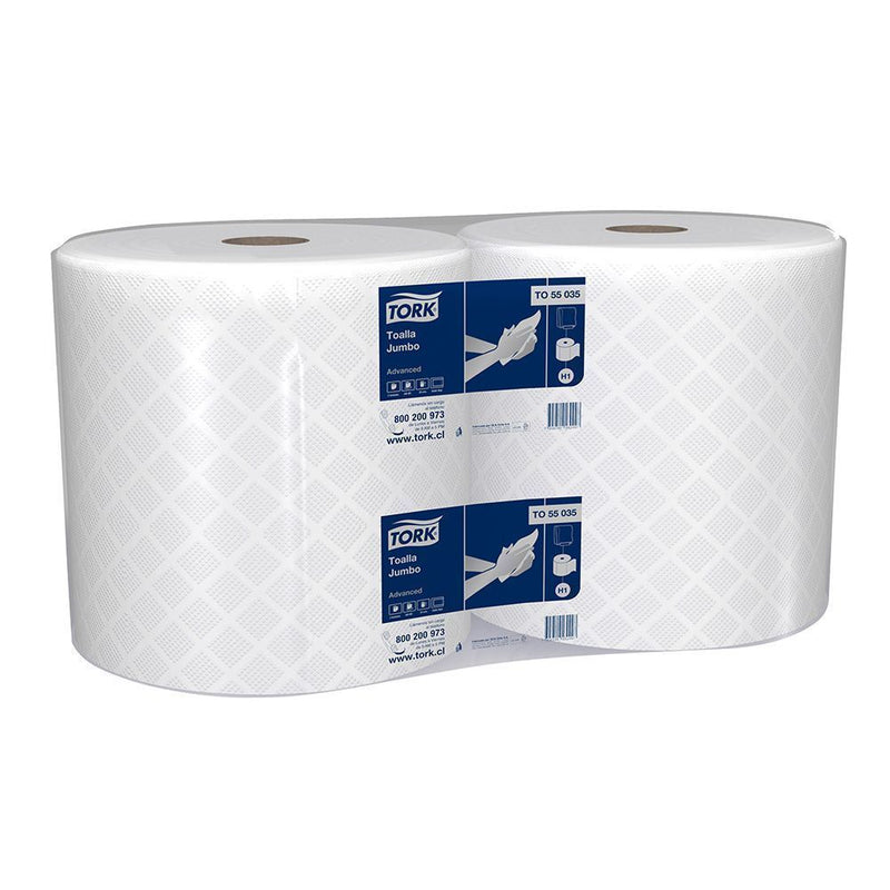 TOALLA PAPEL DOBLE HOJA 200 MT 2 ROLLOS ADVANCED (6851969581264)