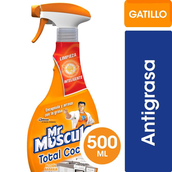 LIMPIADOR ANTIGRASA 500 CC NARANJA GATILLO (6851948314832)