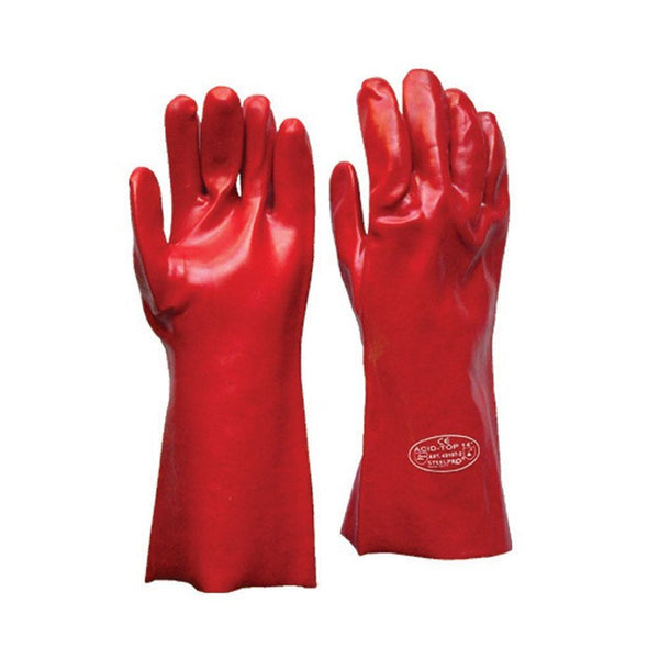 GUANTE PVC 18 ROJO 45 CM (6852061135056)