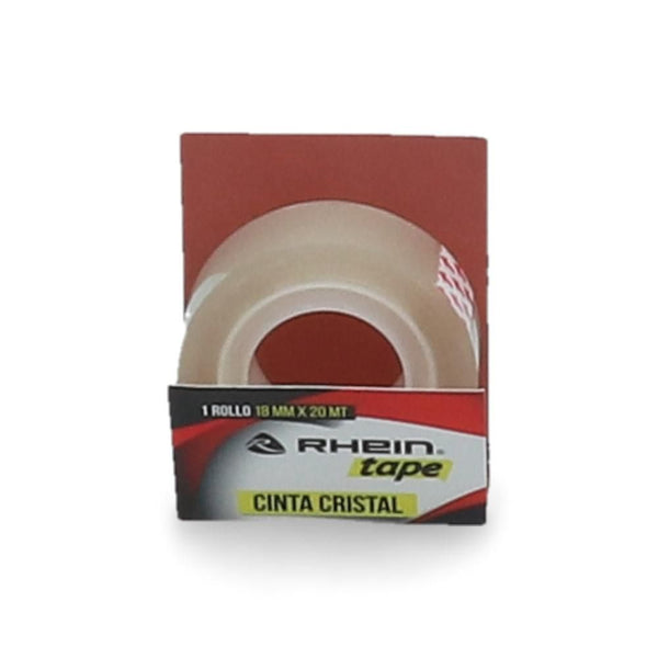 CINTA ADHESIVA TRANSPARENTE 18 MM 20 MT (6852122542288)