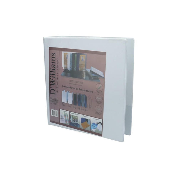 ARCHIVADOR CATALOGO A4 2 AROS 3.0 BLANCO 350 HJ (6851981050064)