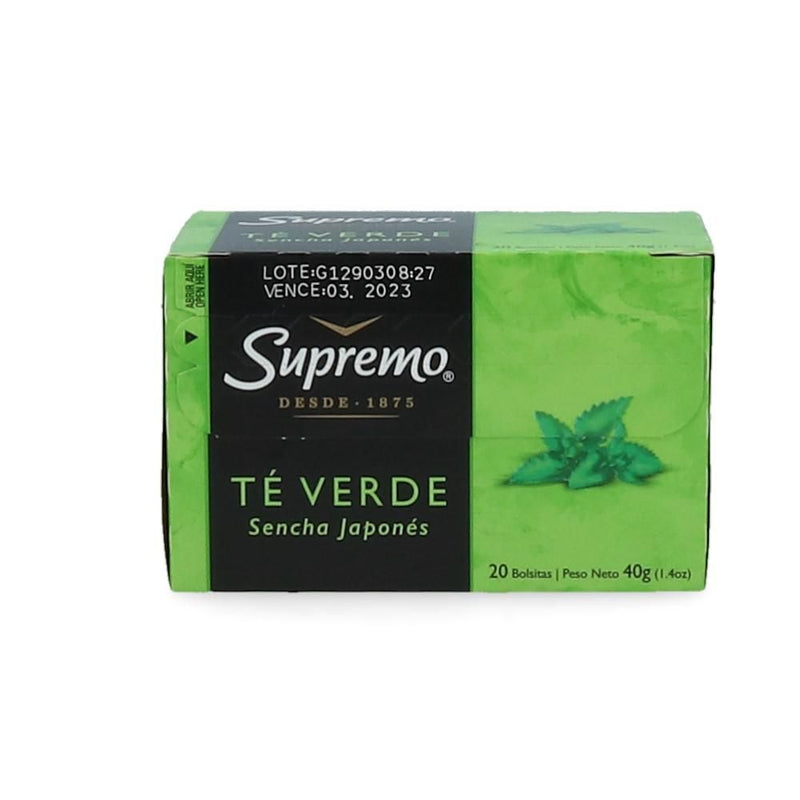 TE VERDE SENCHA JAPONES 20 BOLSAS (6851972694224)