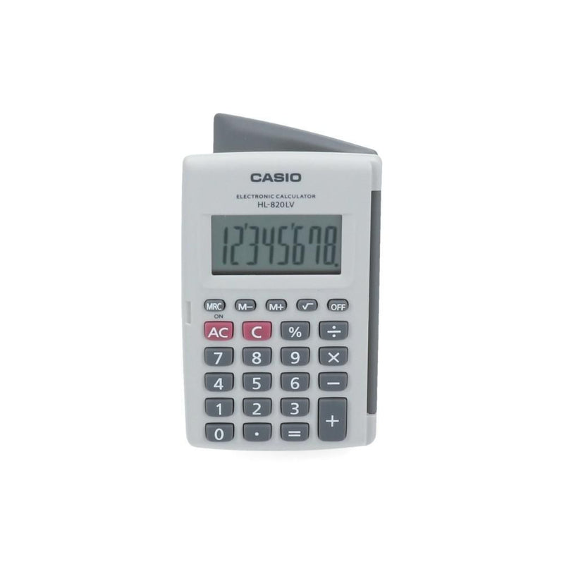 CALCULADORA BOLSILLO 8 DIGITOS HL 820LVWE (6852050059472)