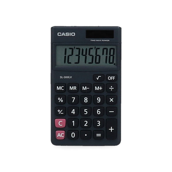 CALCULADORA BOLSILLO 8 DIGITOS VERTICAL SL300 LV (6852049928400)