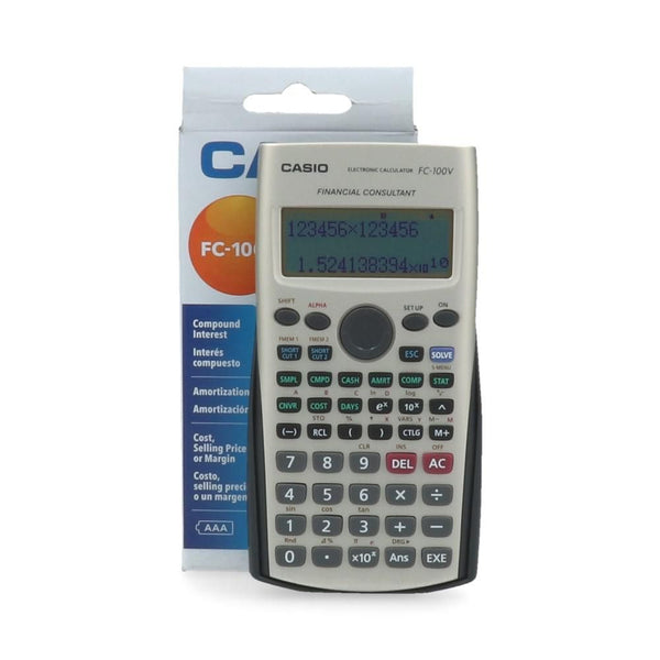 CALCULADORA FINANCIERA FC 100V 10 DIGITAL (6852050845904)