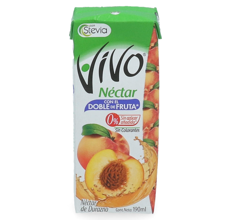 Jugo Nectar En Cajita 200 Cc Durazno