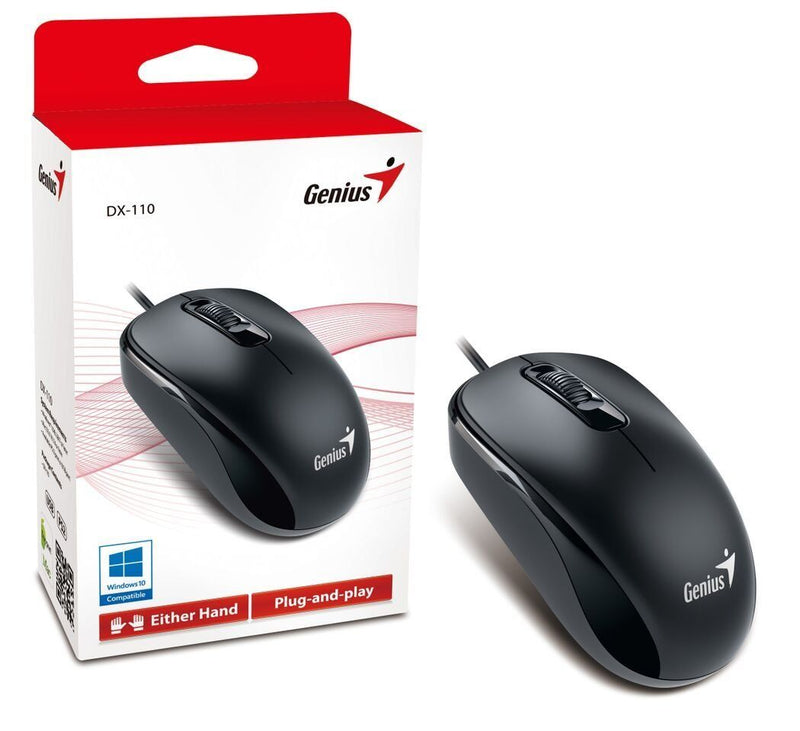 Mouse Usb Dx 110 Negro