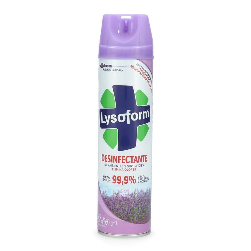 DESINFECTANTE AMBIENTAL AEROSOL 360 ML LAVANDA (6852011000016)