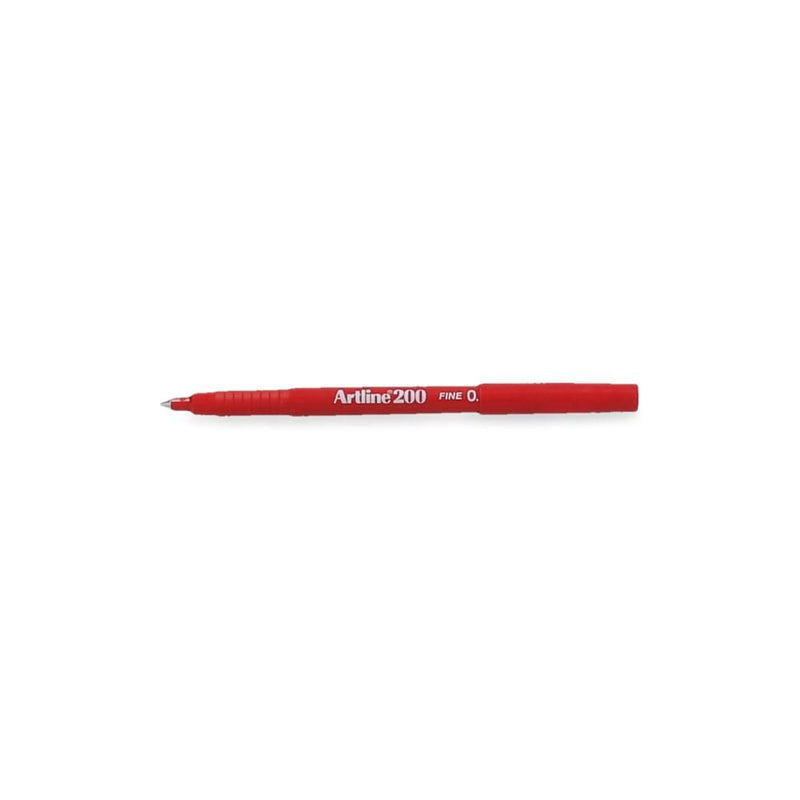 LAPIZ FIBRA 0.4 MM ROJO 200 (6852026138832)