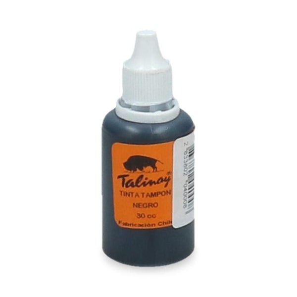 TINTA PARA TAMPON 30 CC NEGRA AL AGUA (6852072374480)