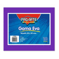 GOMA EVA VIOLETA 20 X 30 CM 10 HOJAS