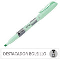 DESTACADOR BOLSILLO VERDE PASTEL