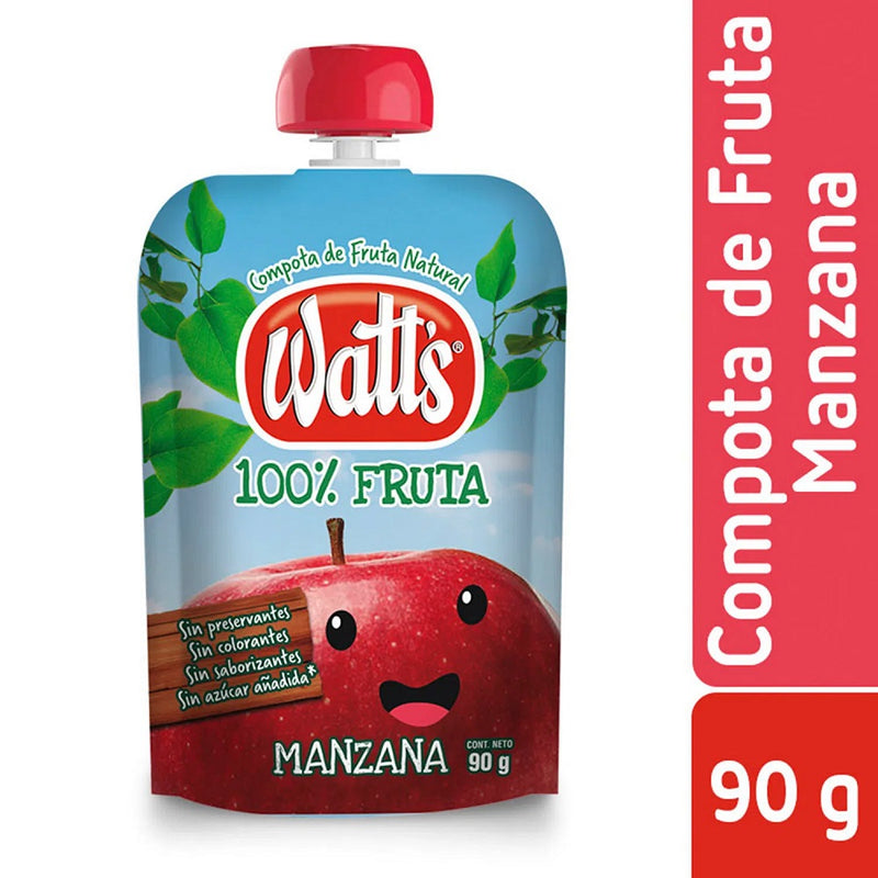 Compota De Fruta Sabor Manzana 90 Gr