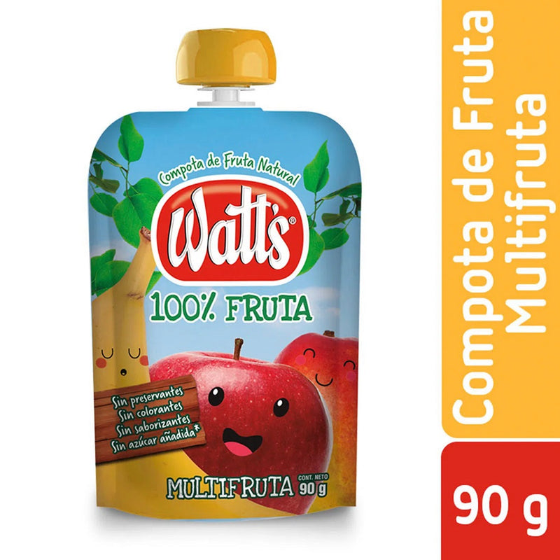 Compota De Fruta Sabor Multifrutas 90 Gr