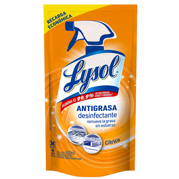 Limpiador Antigrasa Con Desinfectante 420 Ml