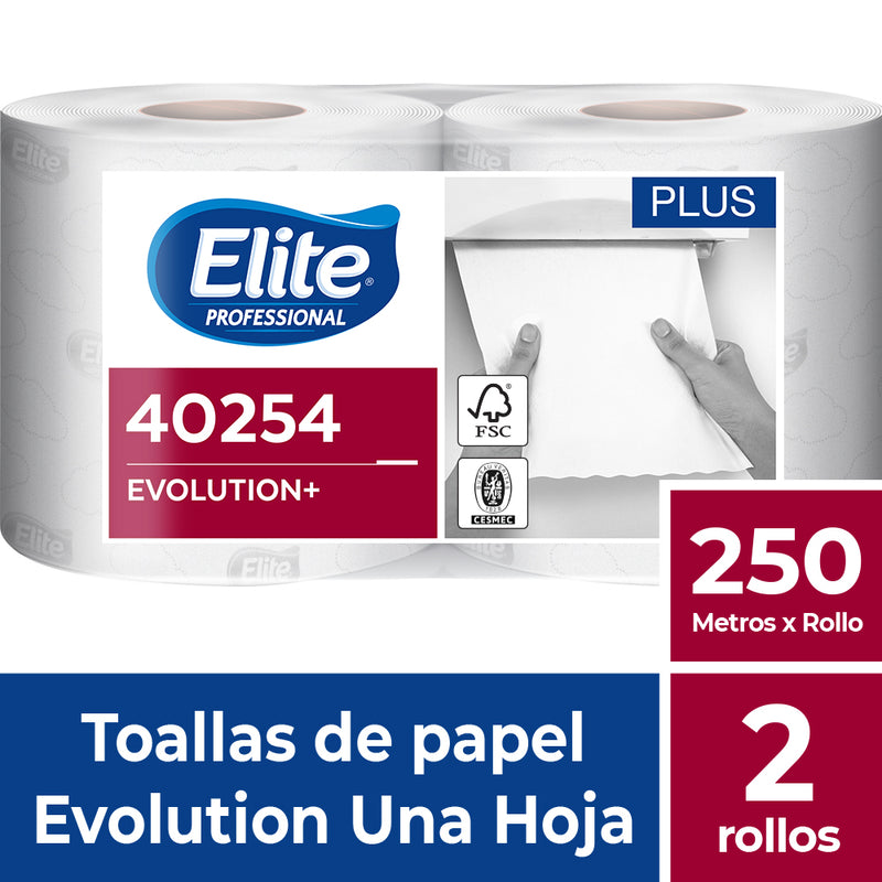 Toalla Plus Evolution Hoja Simple 250 X 2