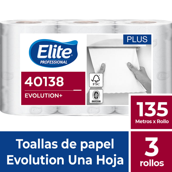 Toalla Plus Evolution Hoja Simple 135 X 3