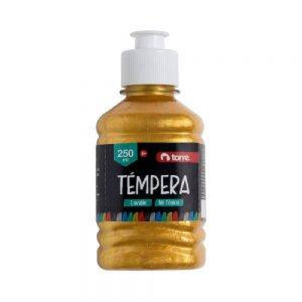 Tempera 250 Ml Dorada Metalizada