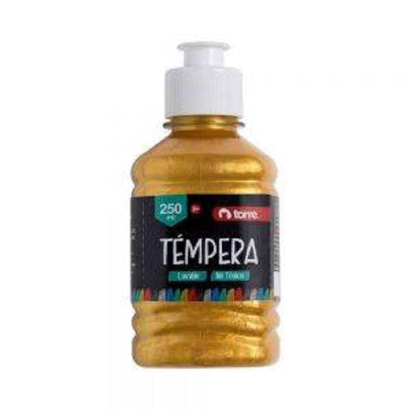 Tempera 250 Ml Dorada Metalizada