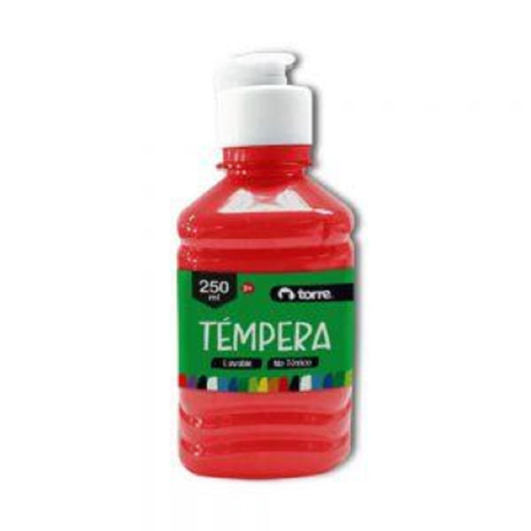 Tempera Rojo 250 ml