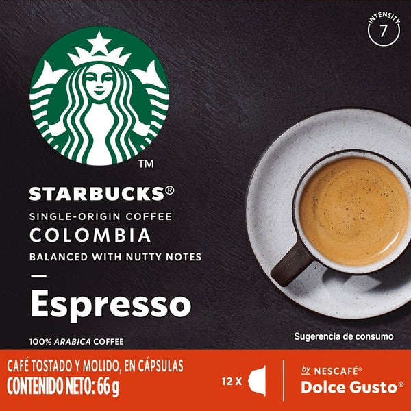 Capsula Starbucks Espresso Colombia 12 Un