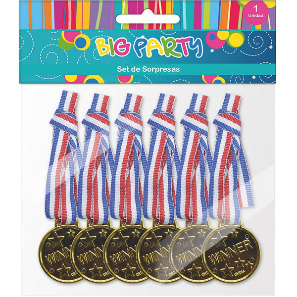 Set Sorpresas 6 Medallas