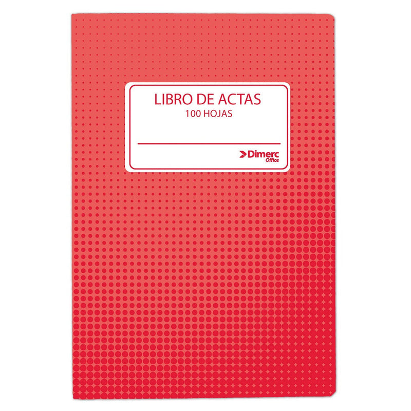 Libro Administrativo Acta Foliado 7 Mm 100 Hojas