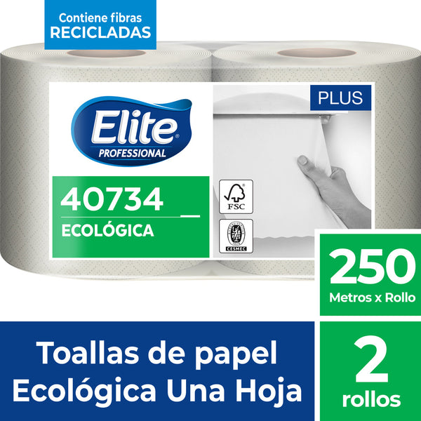 TOALLA PLUS ECOLOGICA UNA HOJA 250 MT