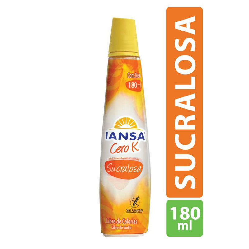 ENDULZANTE SUCRALOSA 180 ML