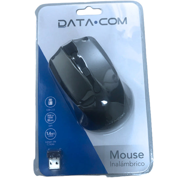 Mouse Inalámbrico Óptico 2.4 G Negro